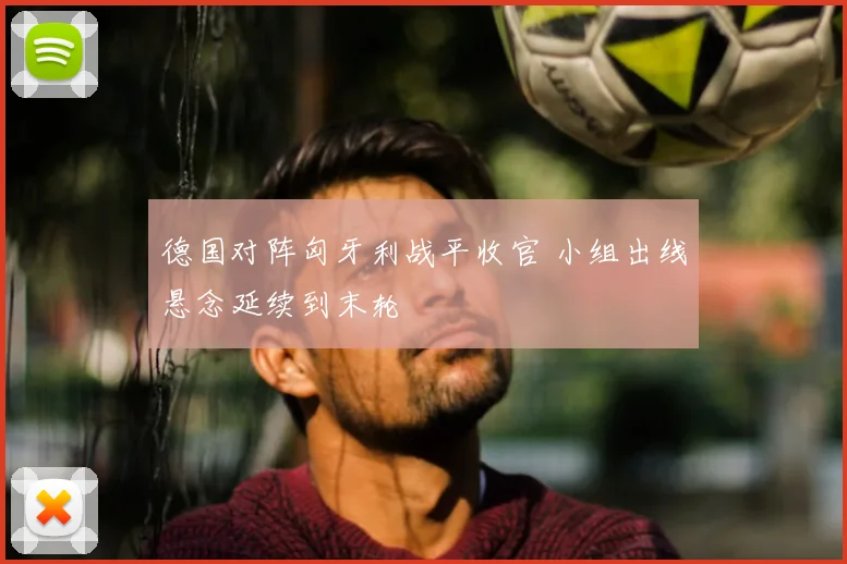 德国对阵匈牙利战平收官 小组出线悬念延续到末轮